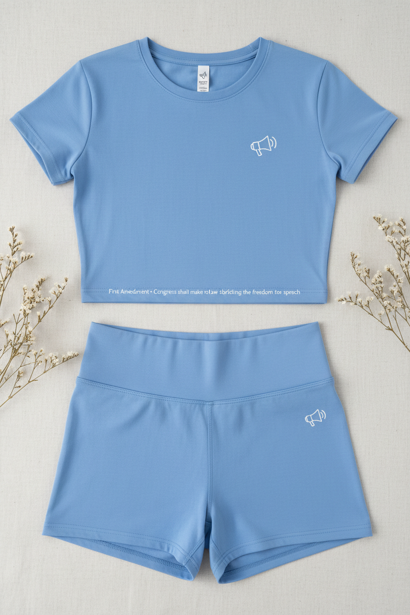 Unmuted Women's 2-Piece Set - Sky Blue