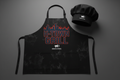 H-Town Grill BBQ Apron and Chef Hat Set by Unmuted Apparel
