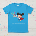 Unmuted Girls 5-8 Tee - Sky Blue