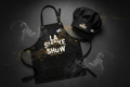 LA Smoke Show BBQ Apron and Chef Hat Set by Unmuted Apparel