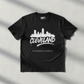 Cleveland Skyline Tee - The Land Speaks Loud - megaphone brand signature gritty streetwear