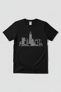 Cleveland skyline silhouette tee