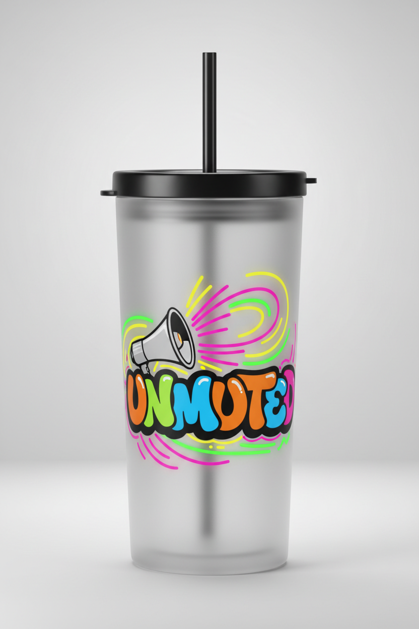 Unmuted Graffiti Frosted Tumbler 24oz