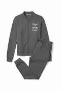 A Mother's Love Never Fails Charcoal Ladies Jogging Set