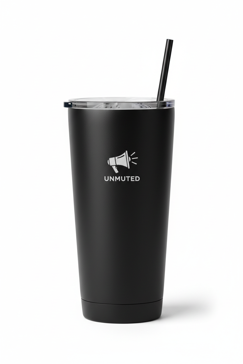 Unmuted Tumbler - Matte Black