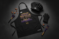 Minny Pit Boss BBQ Apron and Chef Hat Set by Unmuted Apparel
