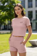 Unmuted Women's 2-Piece Set - Blush Pink