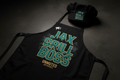 Jax Grill Boss BBQ Apron and Chef Hat Set by Unmuted Apparel