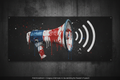 Unmuted Drip Megaphone - Red White Blue